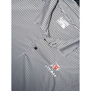 Under Armour Polo Shirt Mens 2XL Utah Utes Black Gray Striped HeatGear Golf